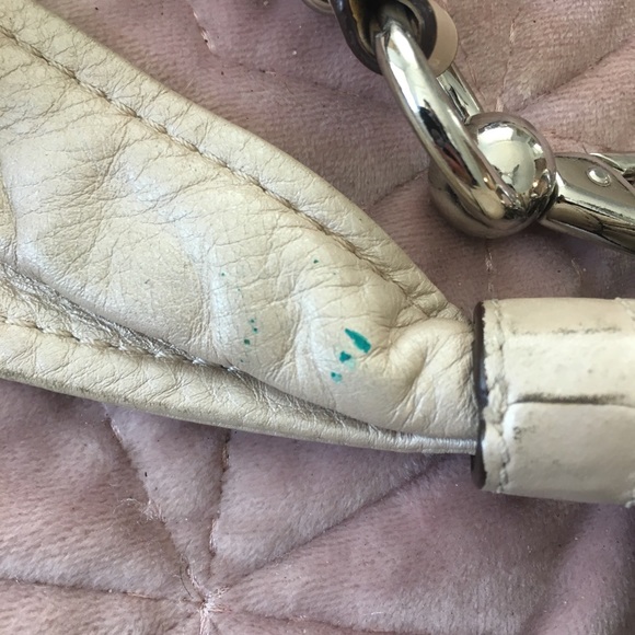 Pearl Shimmer Coach Crossbody Hobo Bag - Picture 3 of 6